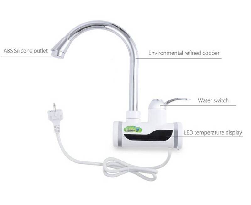 Instant Electric Hot Water Heater Faucet – Kitchen Instant Heating Tap