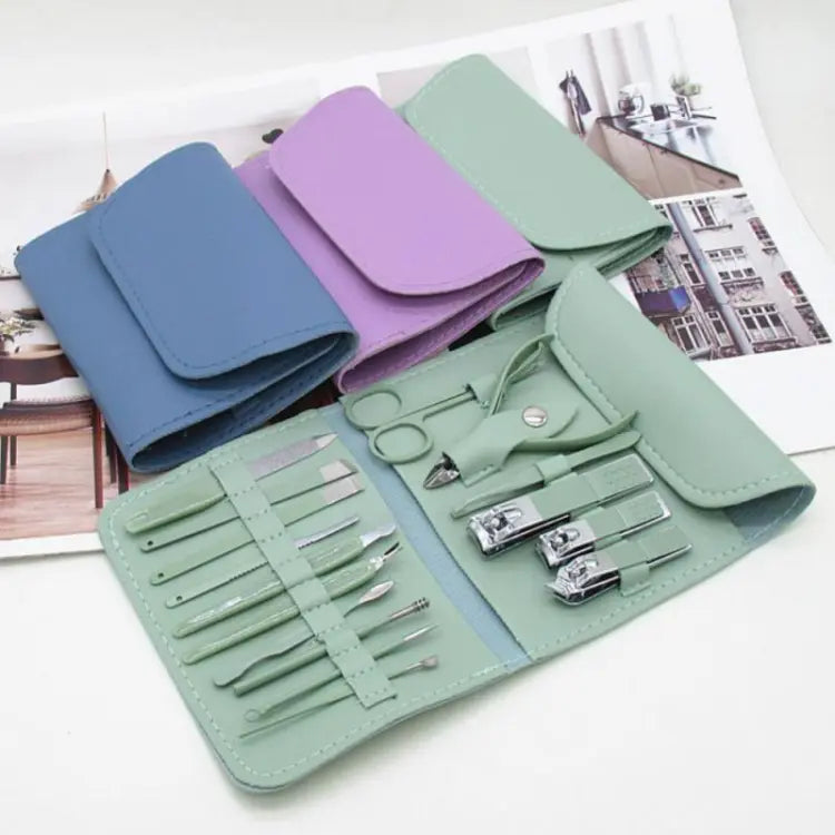 16-in-1 Stainless Steel Nail Care Kit – Professional Manicure &amp; Pedicure Tool Set