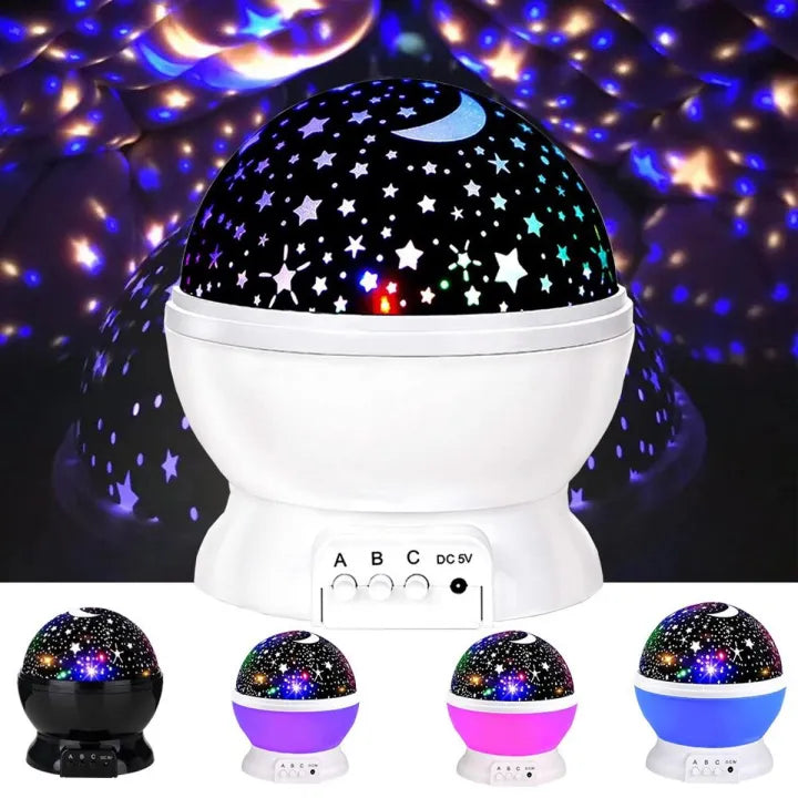 Star Master Luxury Rotating Starry Sky Projector – Premium Colorful LED Night Light for Bedroom Ambience