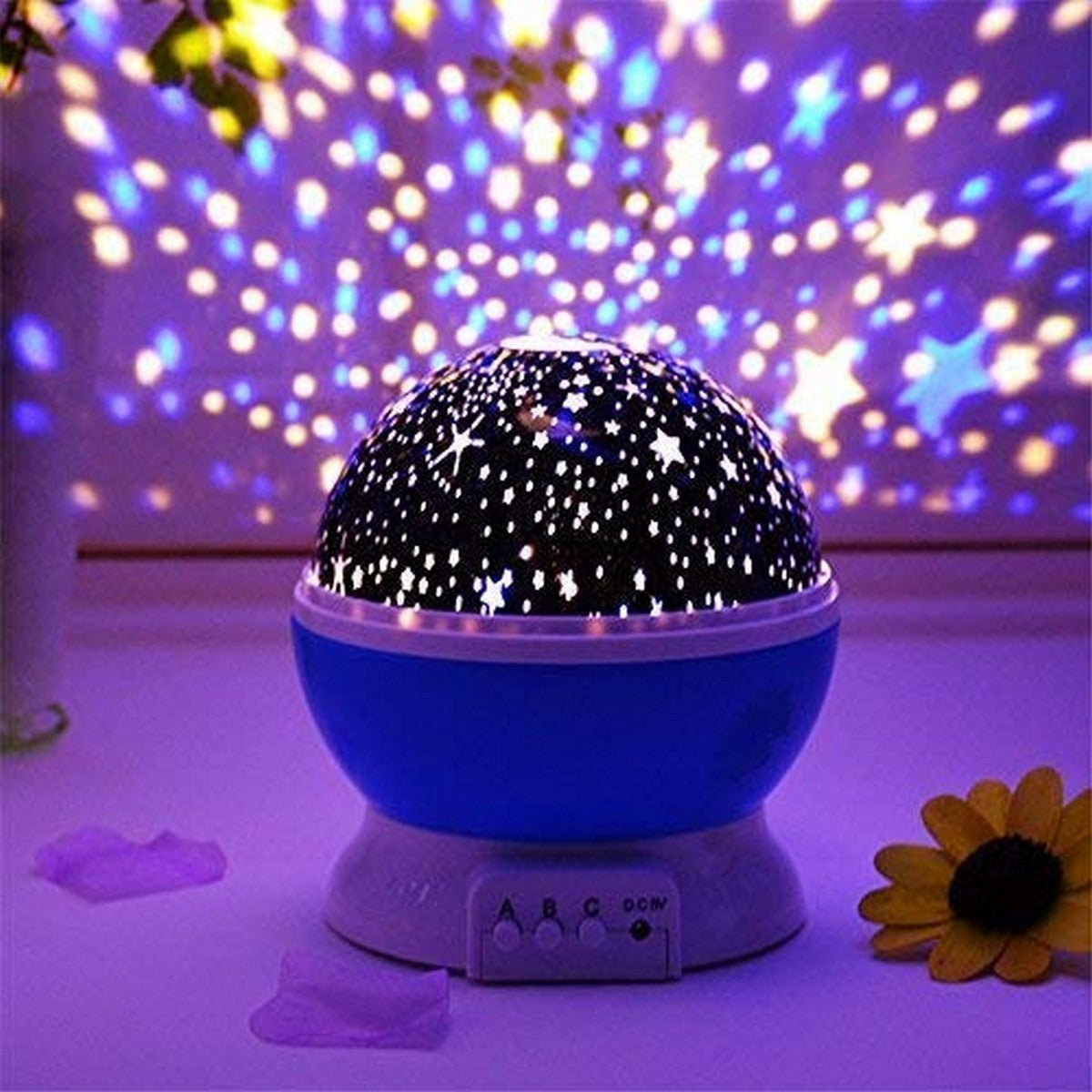 Star Master Luxury Rotating Starry Sky Projector – Premium Colorful LED Night Light for Bedroom Ambience