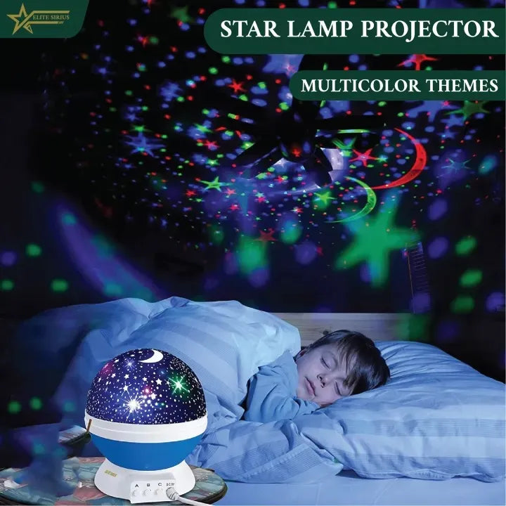 Star Master Luxury Rotating Starry Sky Projector – Premium Colorful LED Night Light for Bedroom Ambience