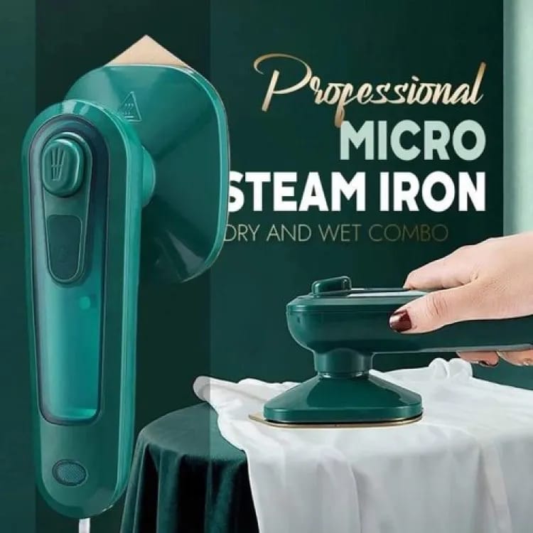 Portable Steam Iron – Mini Travel Iron with Spray, Steam & Dry Ironing