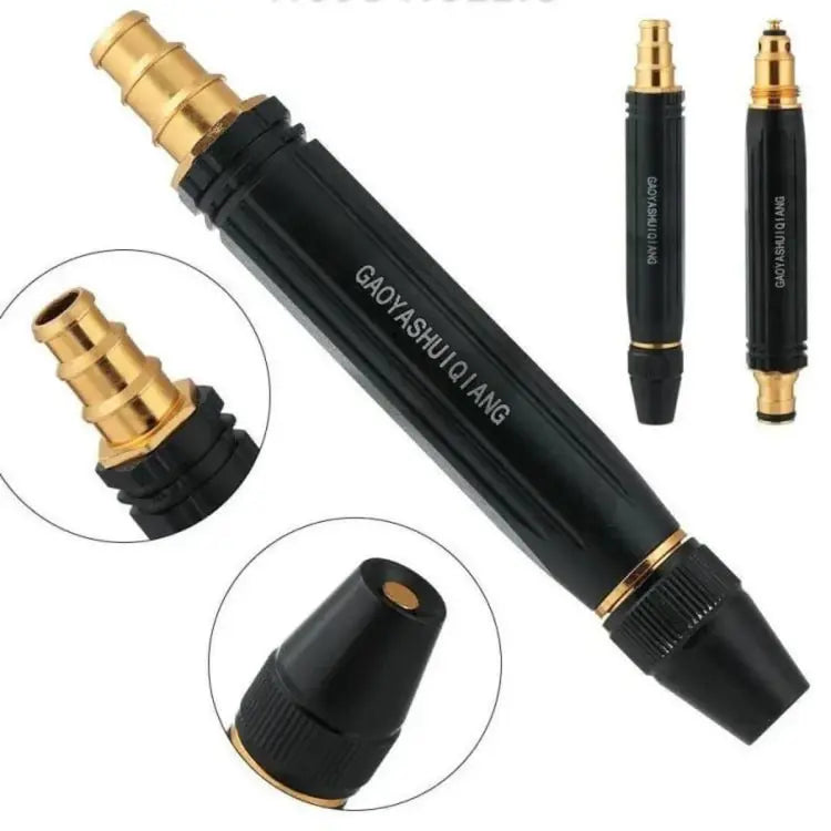 High-Pressure Brass Water Spray Gun – Adjustable Metal Nozzle for Garden & Cleaning
