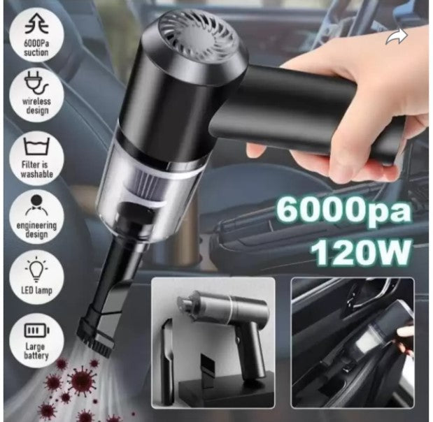 3-in-1 Portable Cordless Vacuum Cleaner – Compact Handheld Dust Cleaner