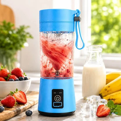 Portable USB Rechargeable Juicer Blender – Mini Electric Smoothie Maker Bottle