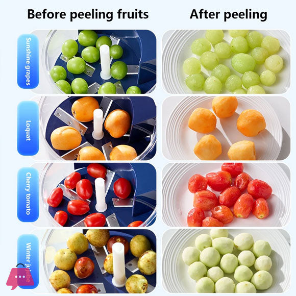 Multi-Functional Vegetable &amp; Fruit Chopper – Manual Food Cutter with Transparent Bowl